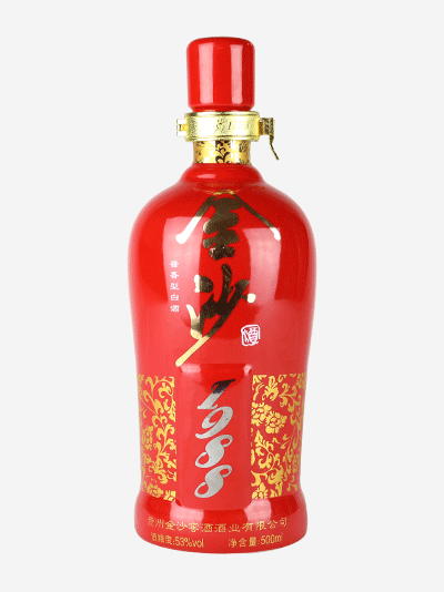 金沙喷釉烤花瓶